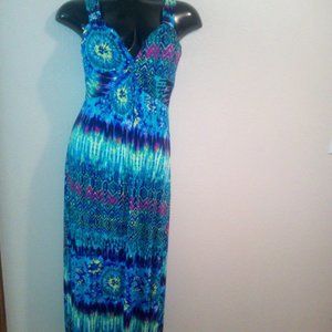 Spense petite Small Tie-dye Print Summer Dress